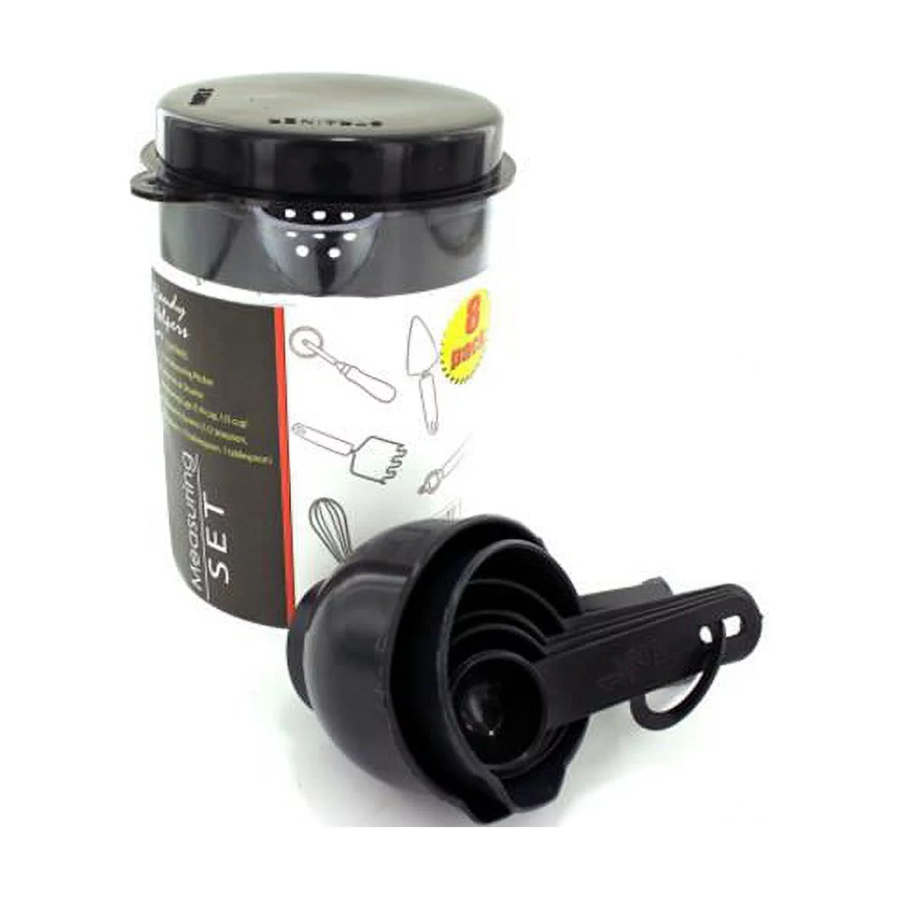 Kole Imports HH098-24 3.25 in. x 5.25 in. All-In-One Measuring Set - Pack of 24