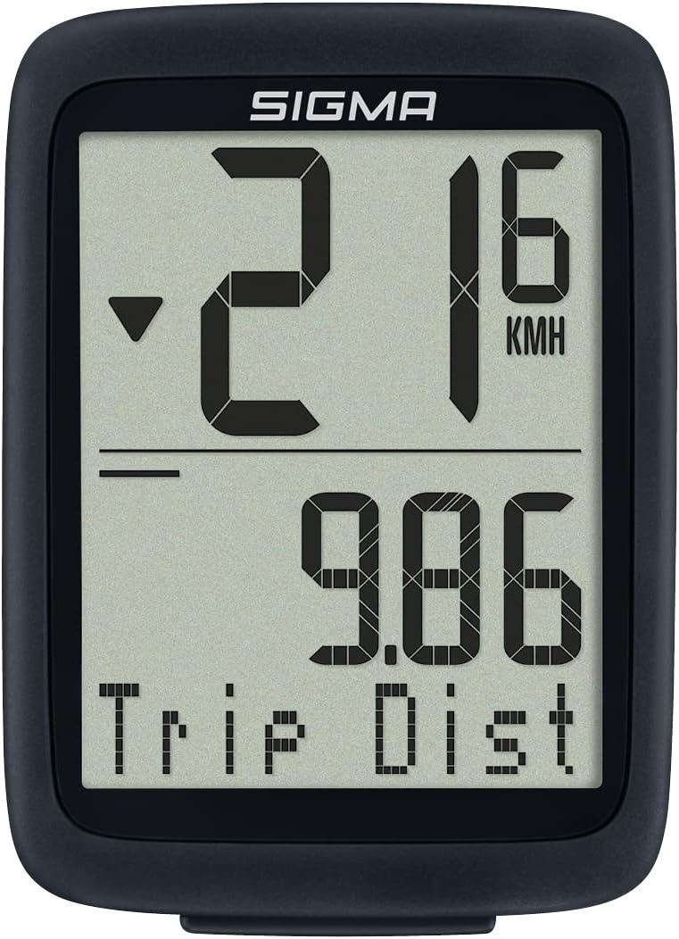 Sigma Bike Computer, Originals BC 8.0 Wired, 8 Functions w/Speed Comparison, Multi Day Tracking, Large Display, Weatherproof, Long Battery Life, Flexible Mounting, Easy Installation, Operation
