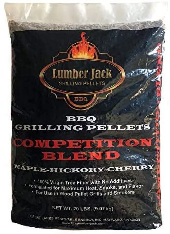 Lumber JackPLXH Competition Blend Maple-Hickory-Cherry BBQ Grilling Pellets  20 lbs.