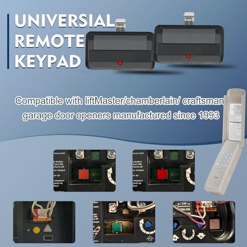 893max 971lm 973lm Garage Door Opener Remote Keypad, for liftmaster/chamberlain/craftsman Garage Door Opener, 877max G940EV-P2 CMXZDCG440