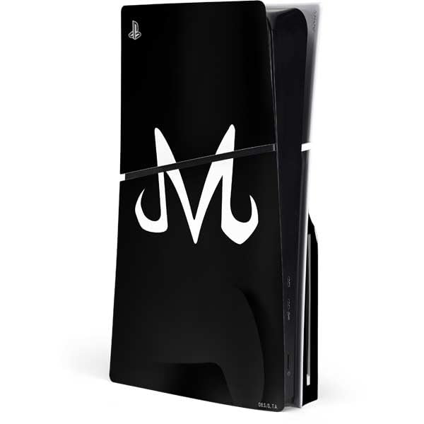Skinit Decal Gaming Skin Compatible with PS5 Slim Disk Console - Officially Licensed Dragon Ball Z Goku Iconic Kanji Symbol Design