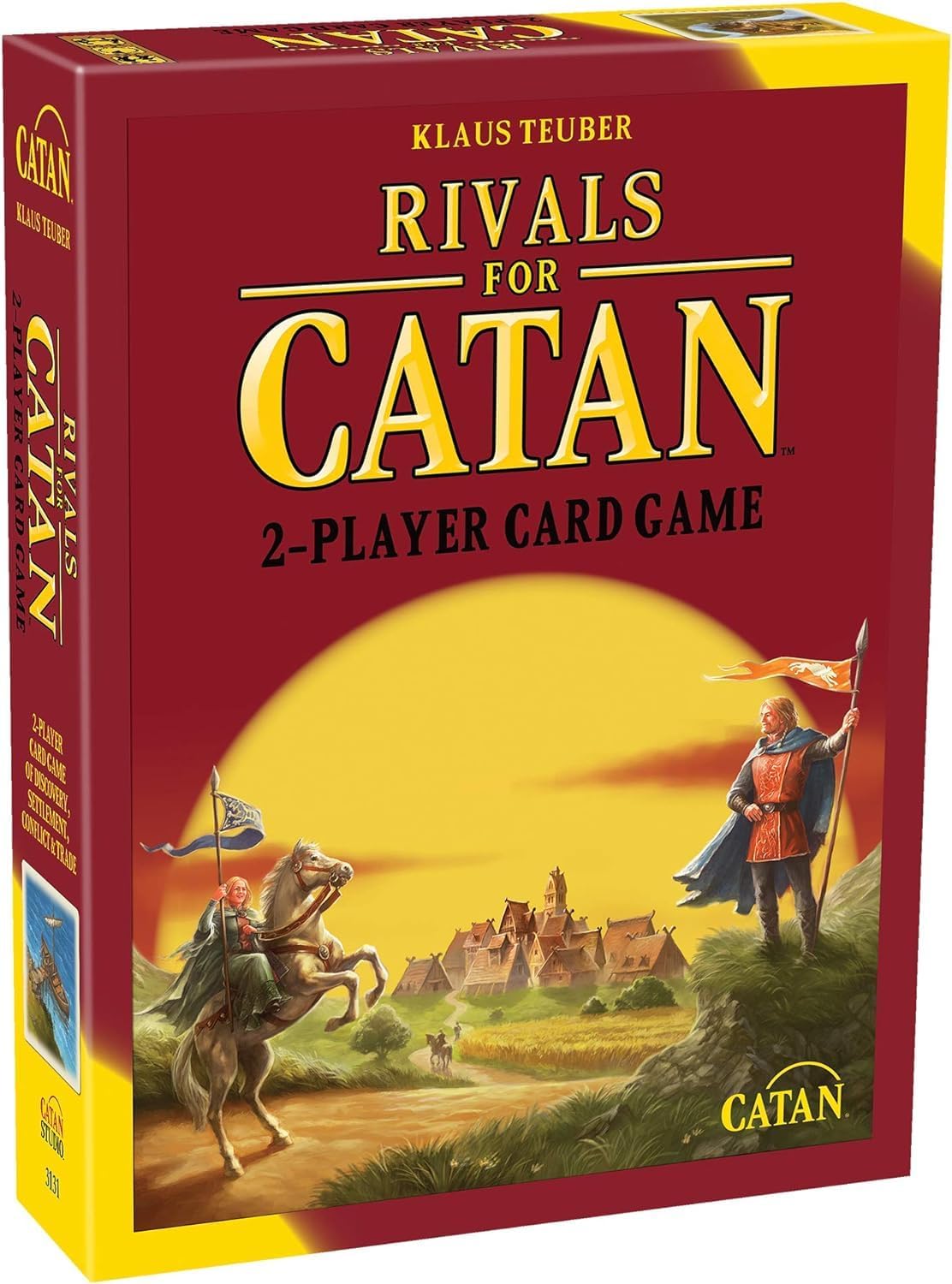 Catan Studio Rivals for Catan - 2 Player Strategy Card Game for Ages 10+ - 45 Minute Playtime