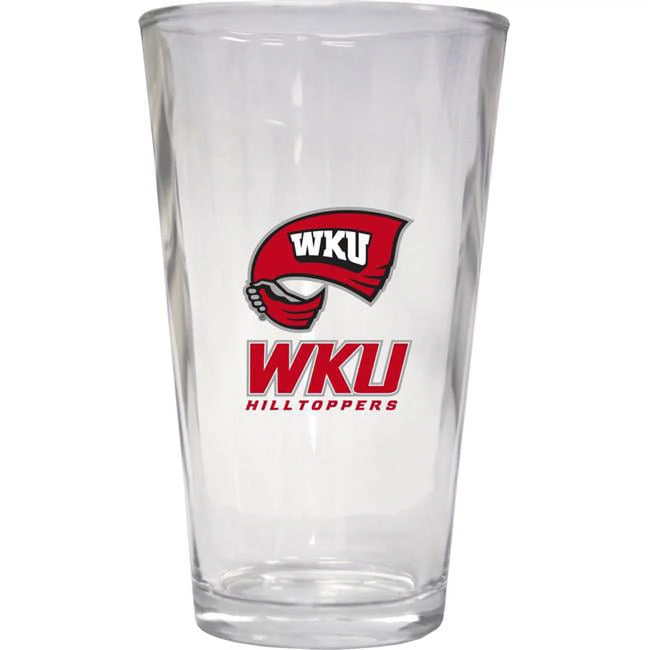 16 oz Western Kentucky Hilltoppers Pint Glass - Pack of 2