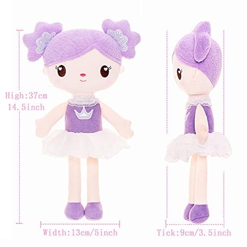 Gloveleya Baby Girl Gift First Baby Doll Plush Doll Print Sunflowers