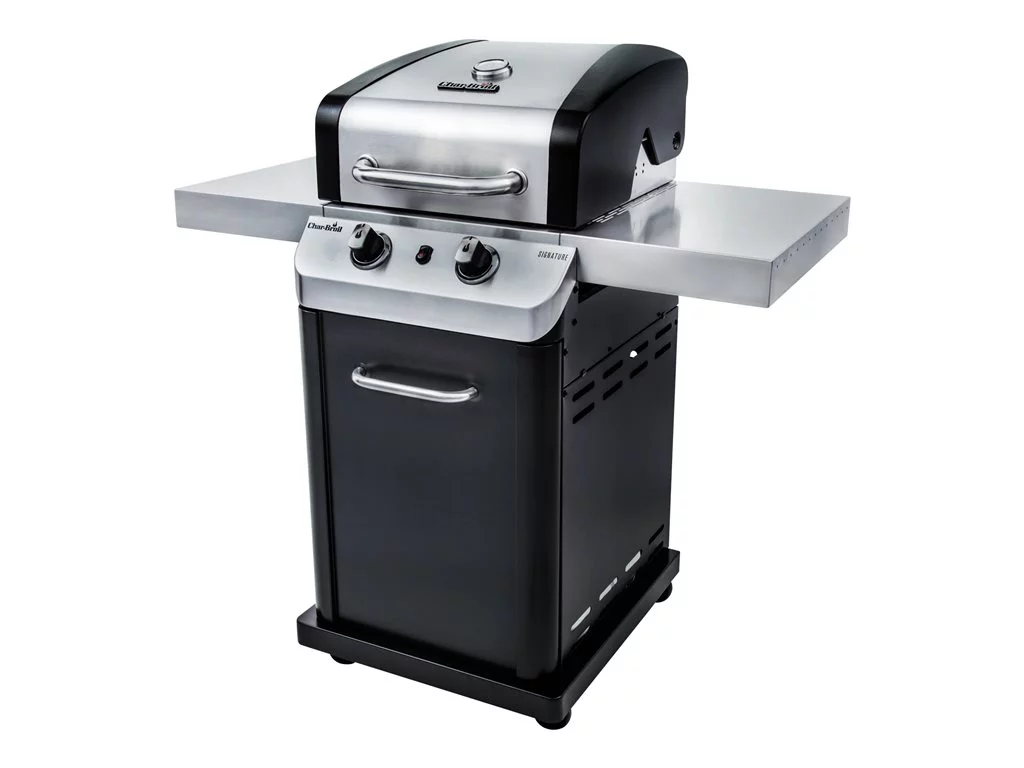 Char-Broil 2 Burner Silver and Black Natural Gas Gas Grill