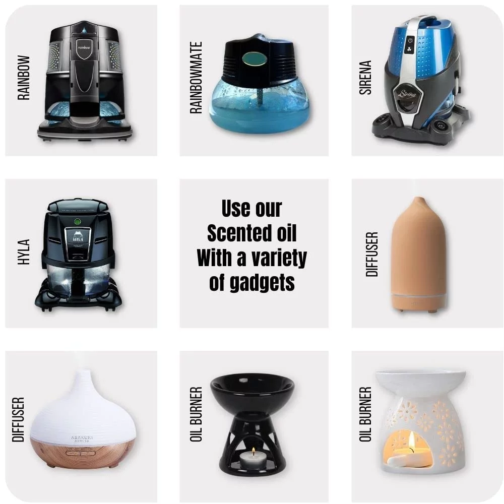 Thanksgiving Concentrated 2.0 fl oz Fragrances Pack Baked Apple, Pumpkin Pie, Grandma's Cooking & Buttercream, Use in Water Vacuums Like Hyla, Rainbow, Sirena, Diffusers