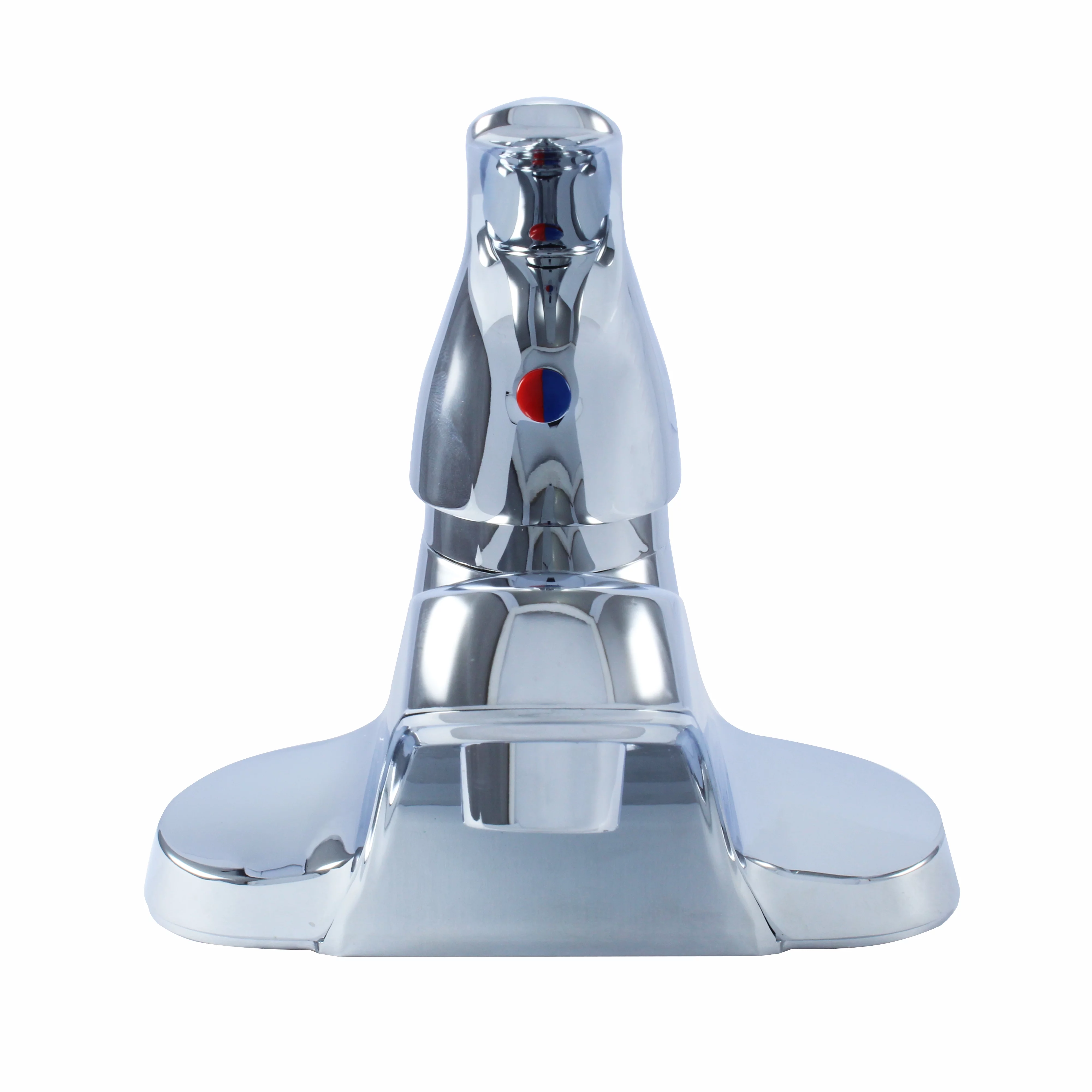 WMF-4316ZLP-CP - Hybrid Metal Deck Lavatory Bathroom Sink Faucet, Single Handle Pop-up Included