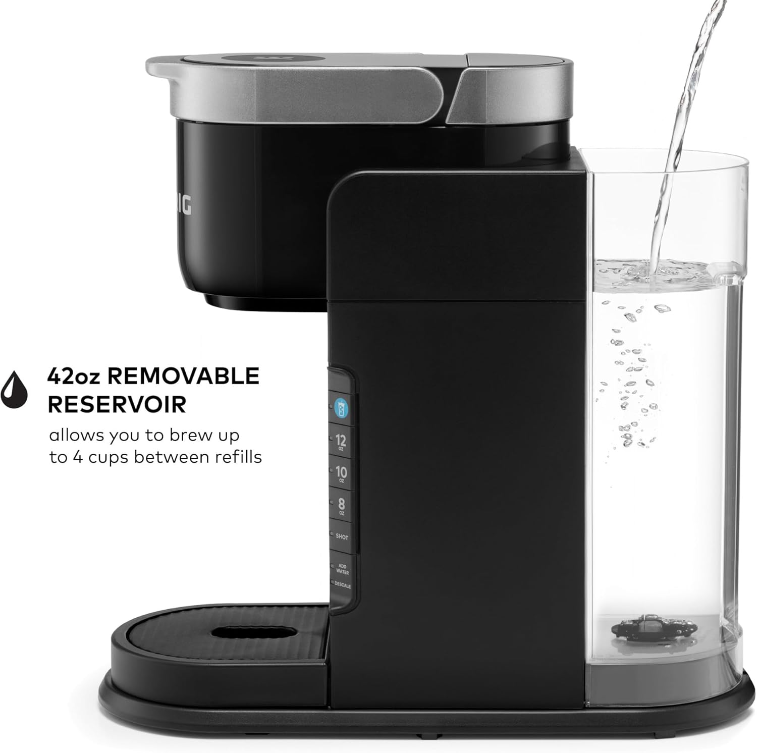 Keurig K-Café Barista Bar Single Serve Coffee Maker and Frother, Black