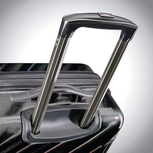 American Tourister Moonlight Hardside Expandable Luggage with Spinner Wheels, Blue Terazzo, 2-Piece Set (20/28)