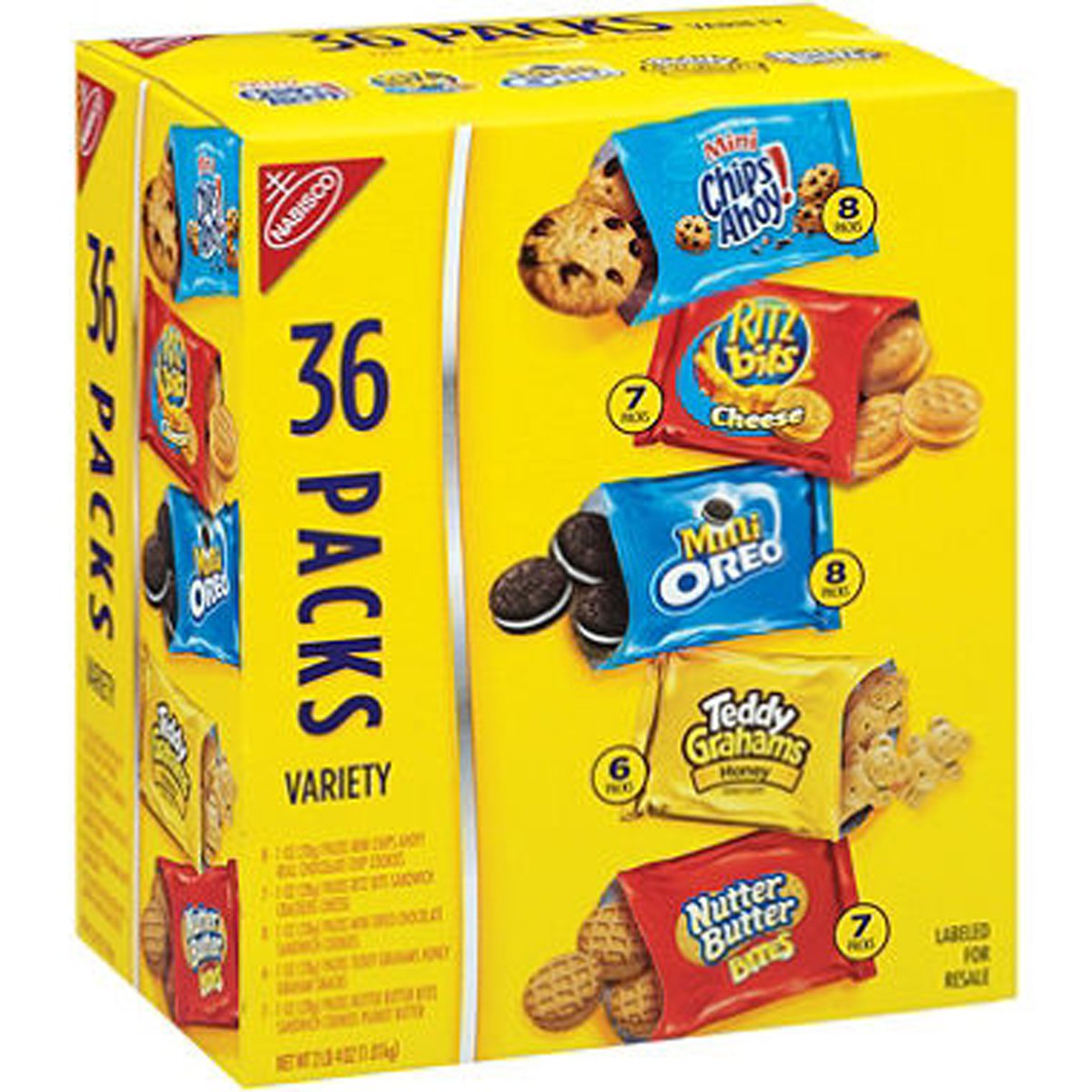 Nabisco Cookies & Crackers Variety Pack - 36 Pk.- SCS