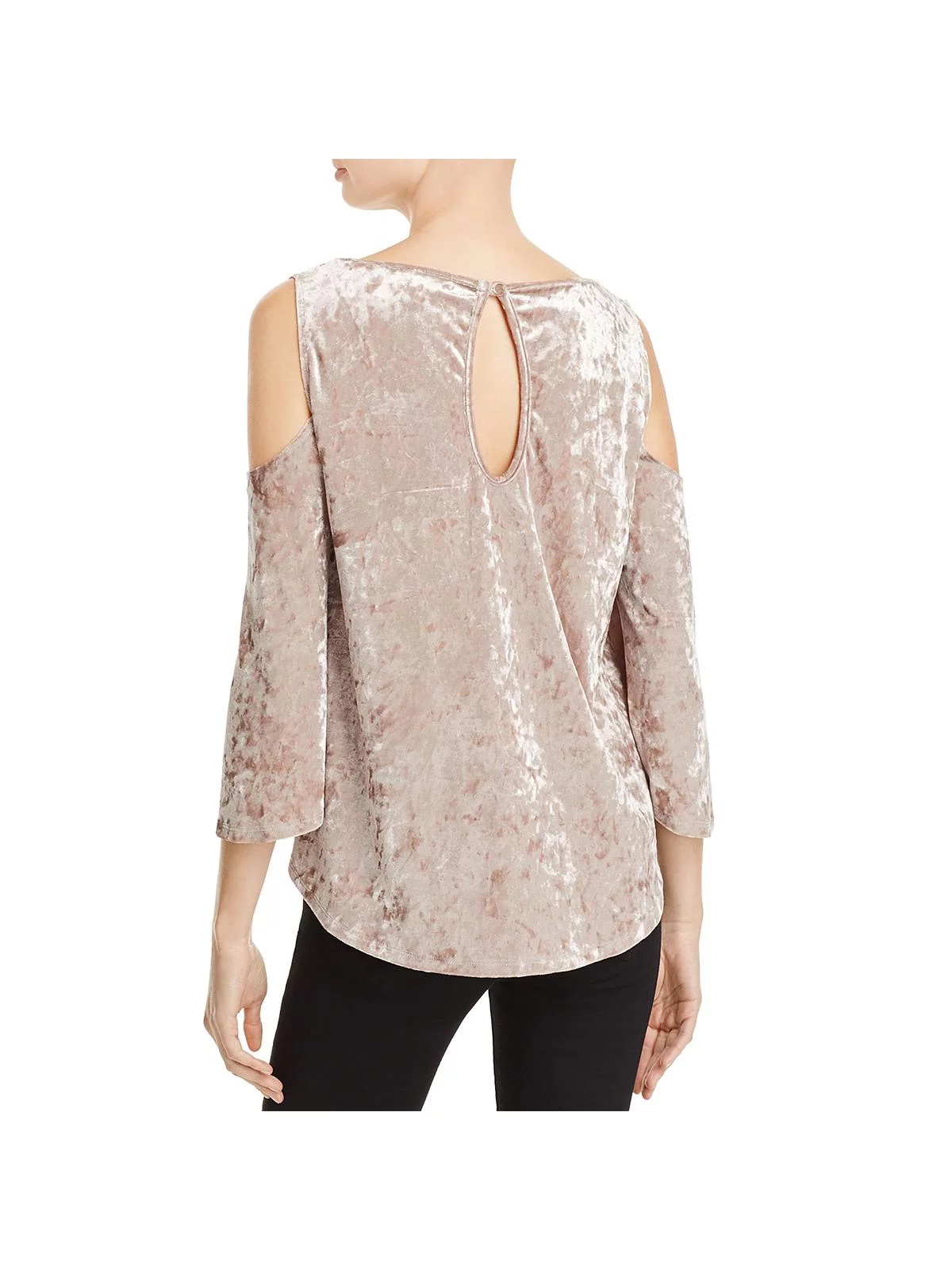 Status Womens Velvet Hi-L Pullover Top