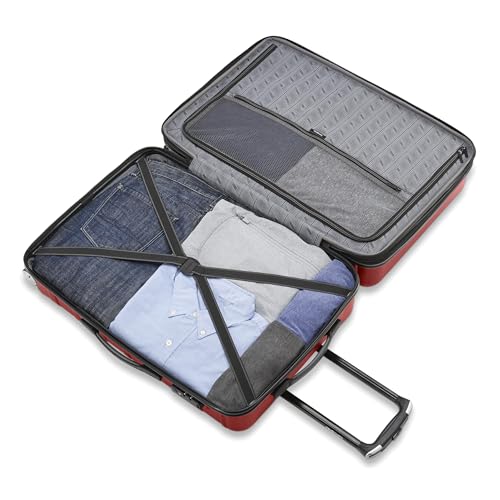 Samsonite Omni 2 Hardside Expandable Luggage with Spinner Wheels, 2-Piece Set (19/24), Lagoon Blue