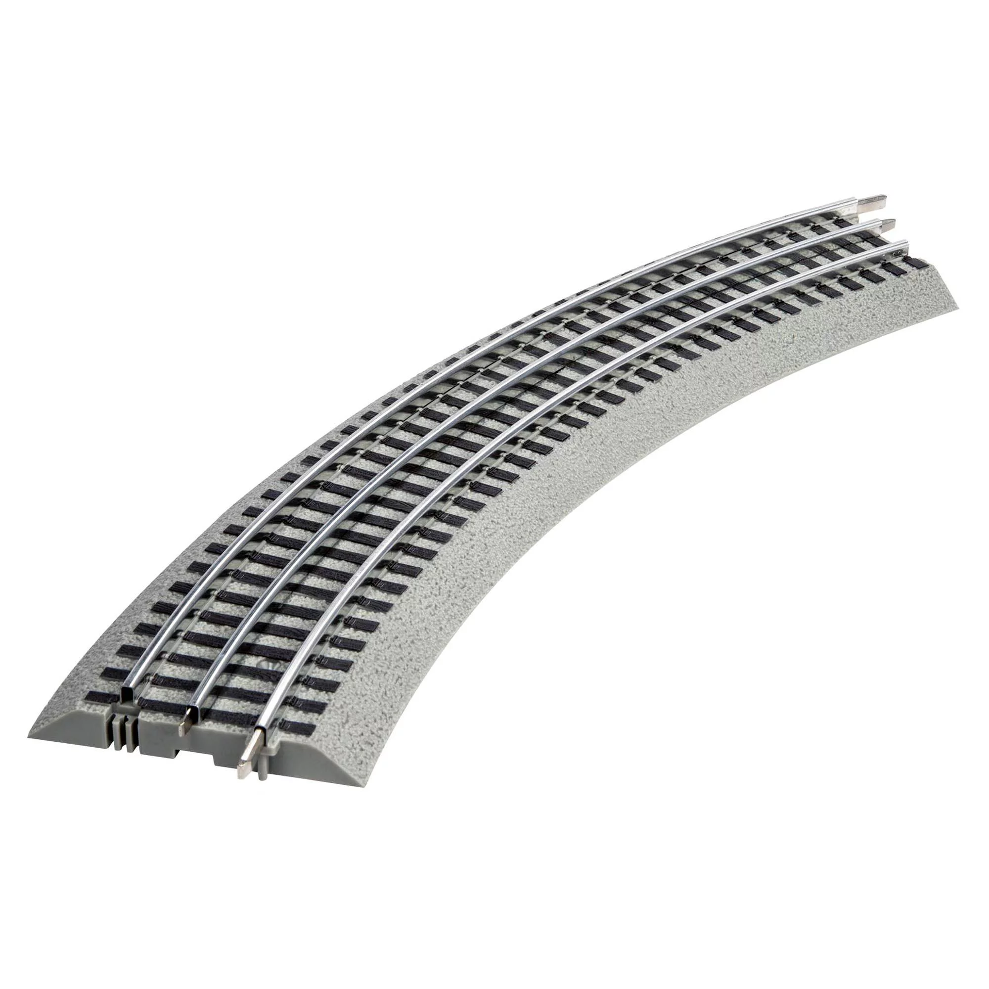 Lionel Trains O-Gauge Fastrack O36 45-Degree Curved Railway Track Pieces, 4 Pack