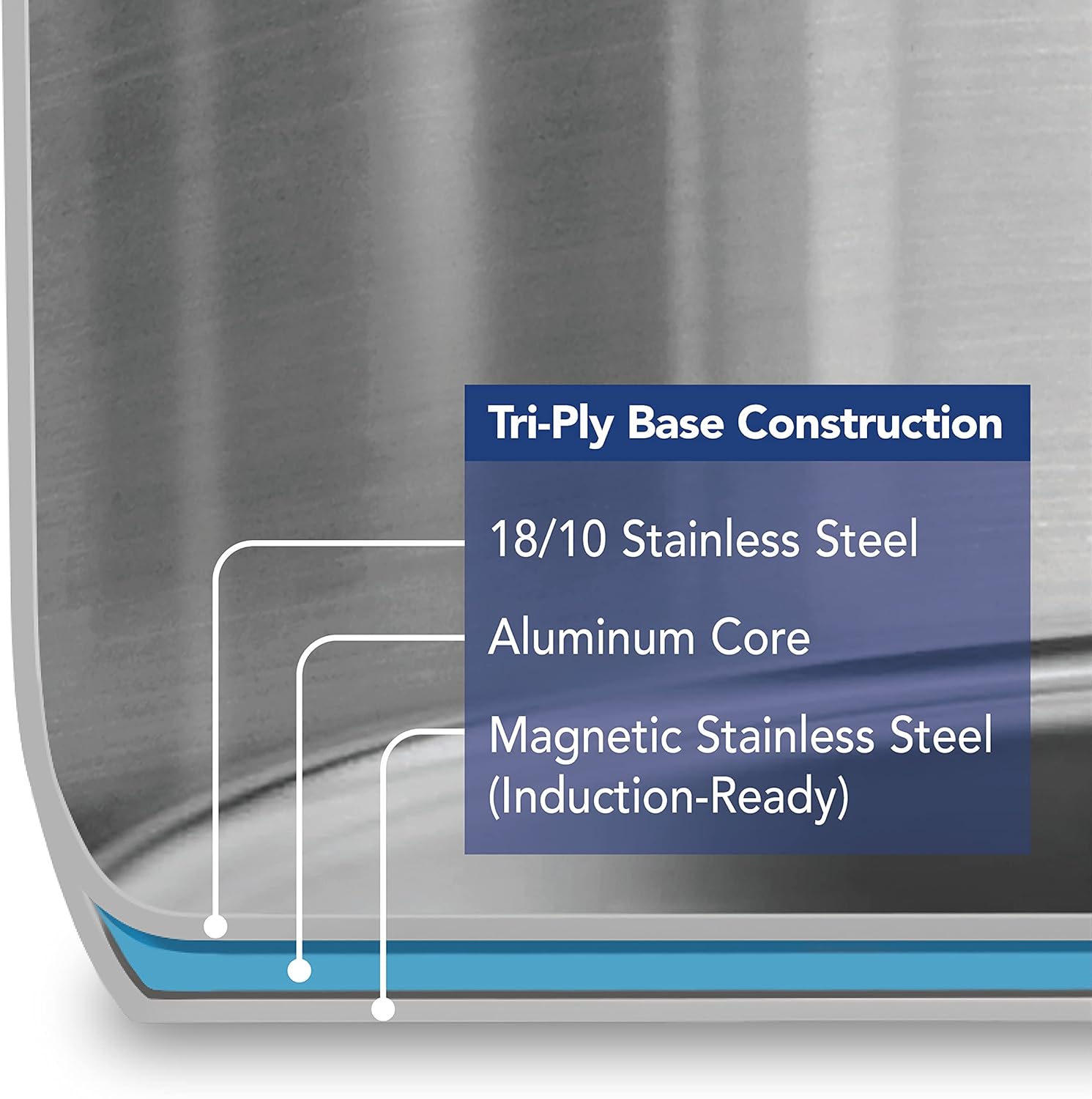 Tramontina Steamer Set Stainless Steel Induction-Ready 5 Quart, 80120/523DS