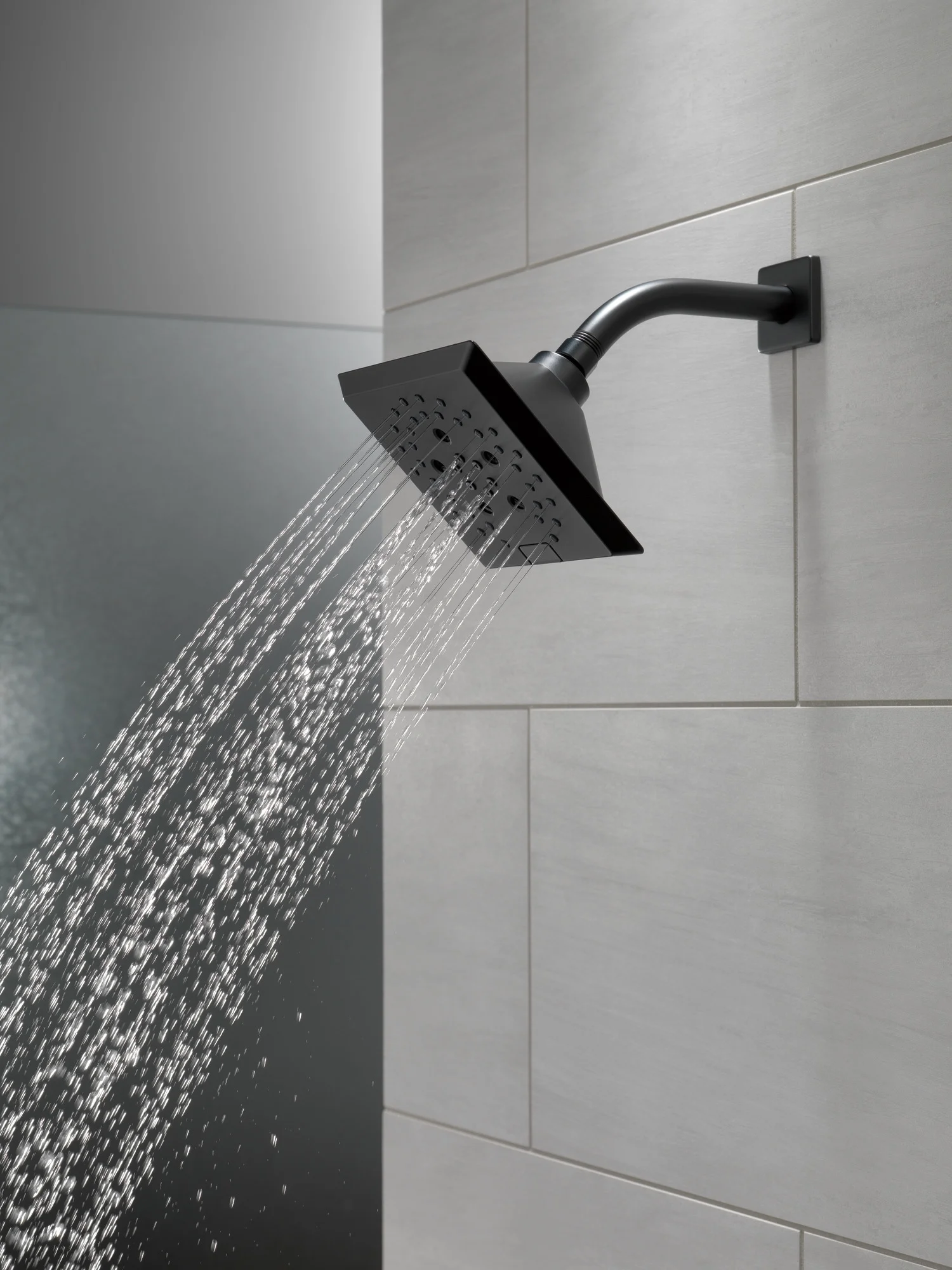 Delta Universal Showering Components Okinetic® 5-Setting Angular Modern Raincan Shower Head