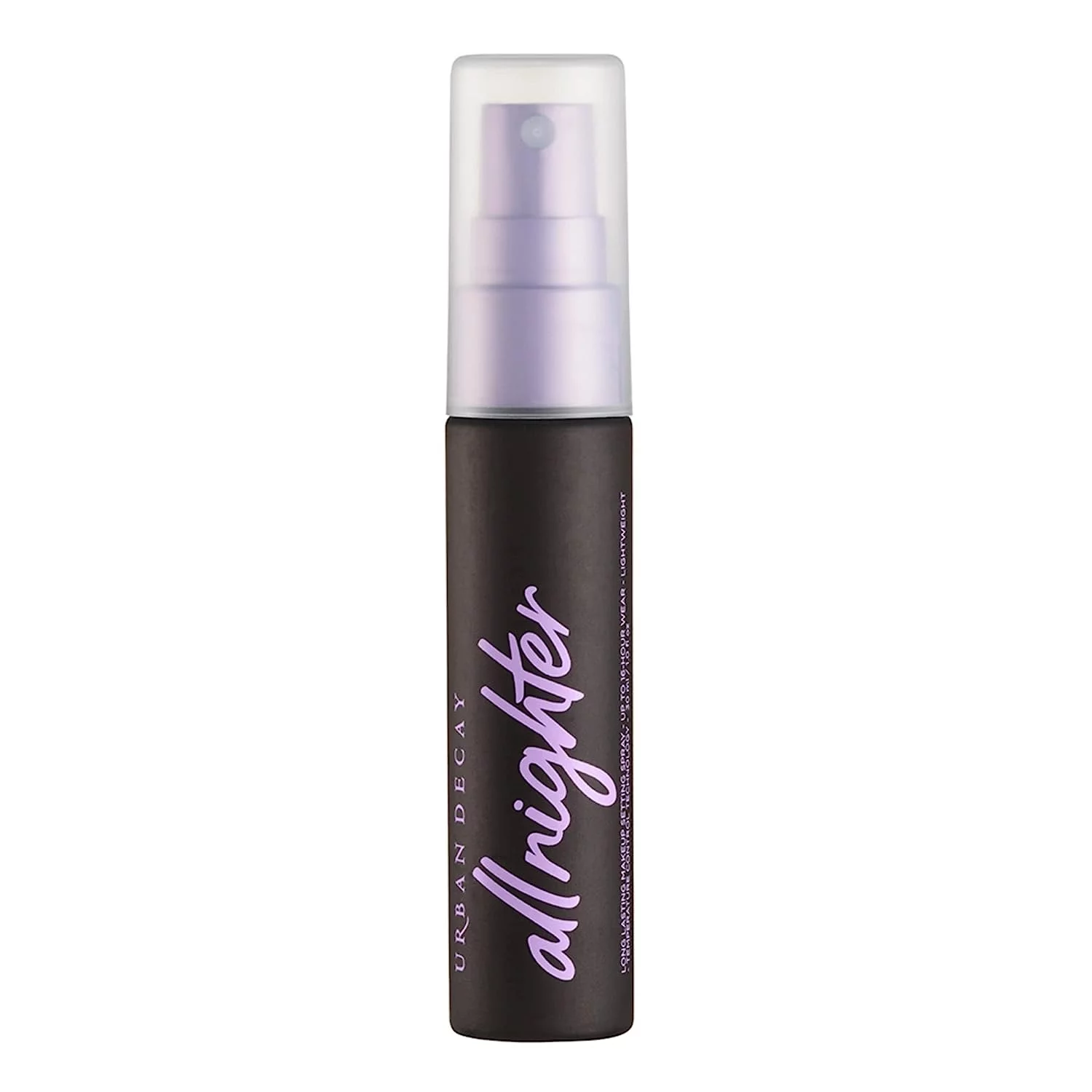 Urban Decay All Nighter Long-Lasting Makeup Setting Spray, Travel Size - Award-Winning Makeup Finishing Spray - Lasts Up To 16 Hours - Oil-Free - Non-Drying Formula for All Skin Types - 1.0 fl oz