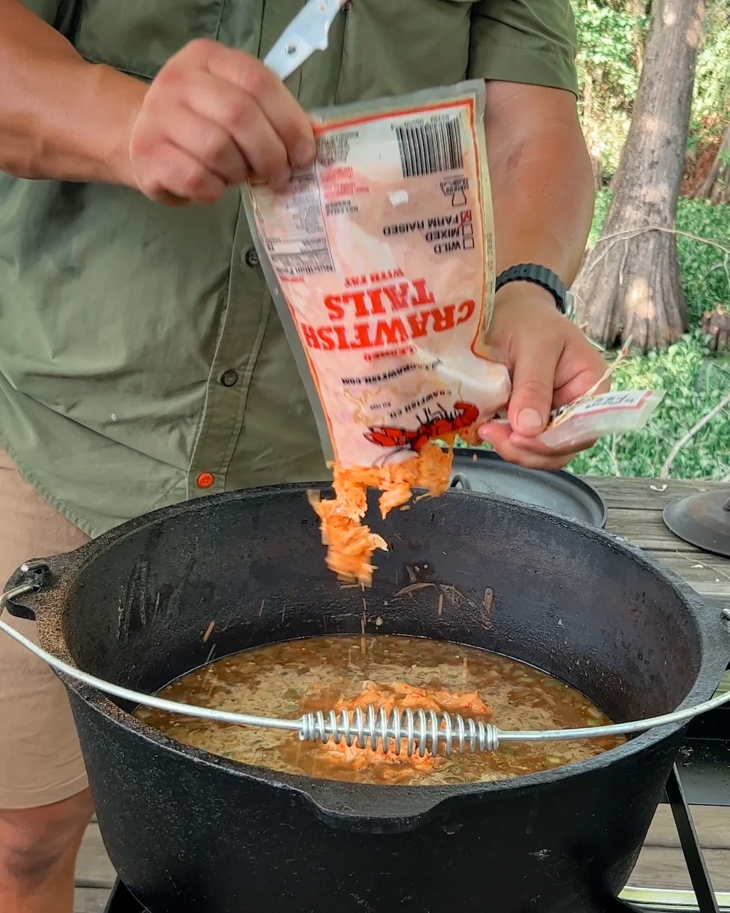 Frozen Louisiana Crawfish Tail Meat 1 Lb