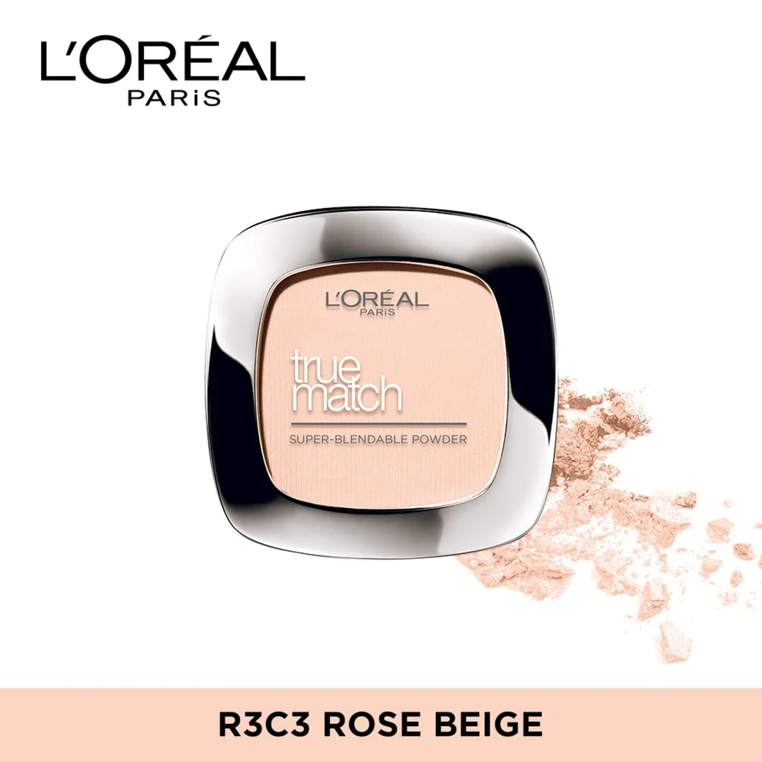 L,Or?Al Paris True Match Powder, Rose Beige 9 G Number C3