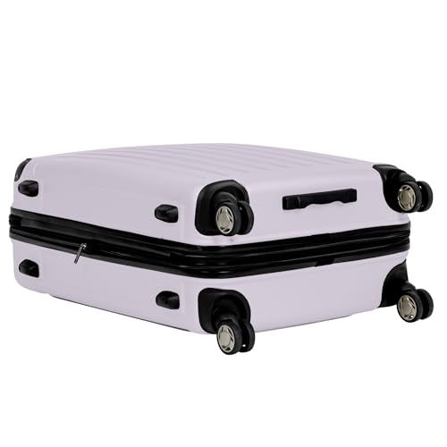 Kenneth Cole REACTION Renegade Luggage Expandable 8-Wheel Spinner Lightweight Hardside Suitcase, Navy Blue, 20-Inch Carry On