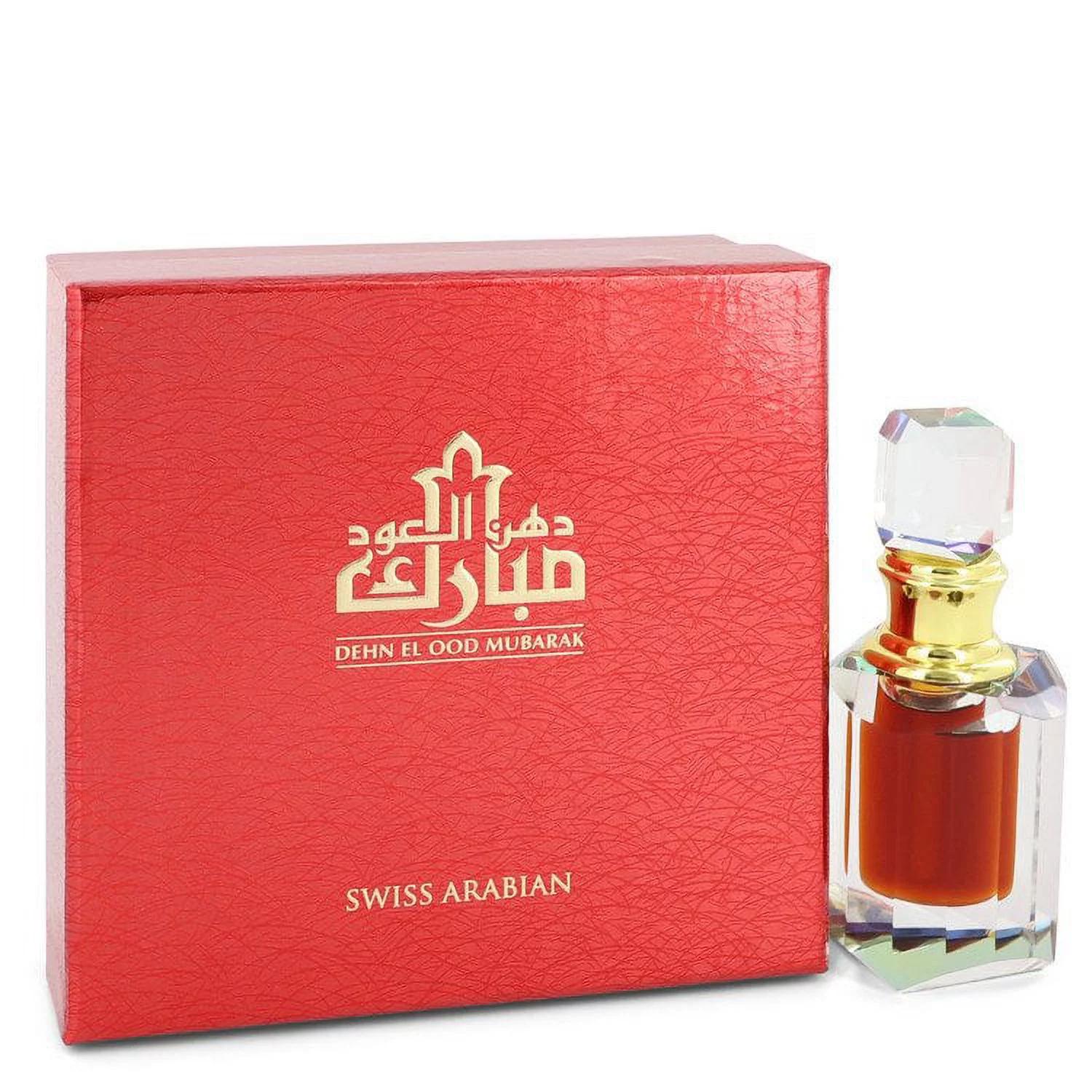 Dehn El Oud Mubarak by Swiss Arabian Extrait De Parfum (Unisex) .20 oz For Men