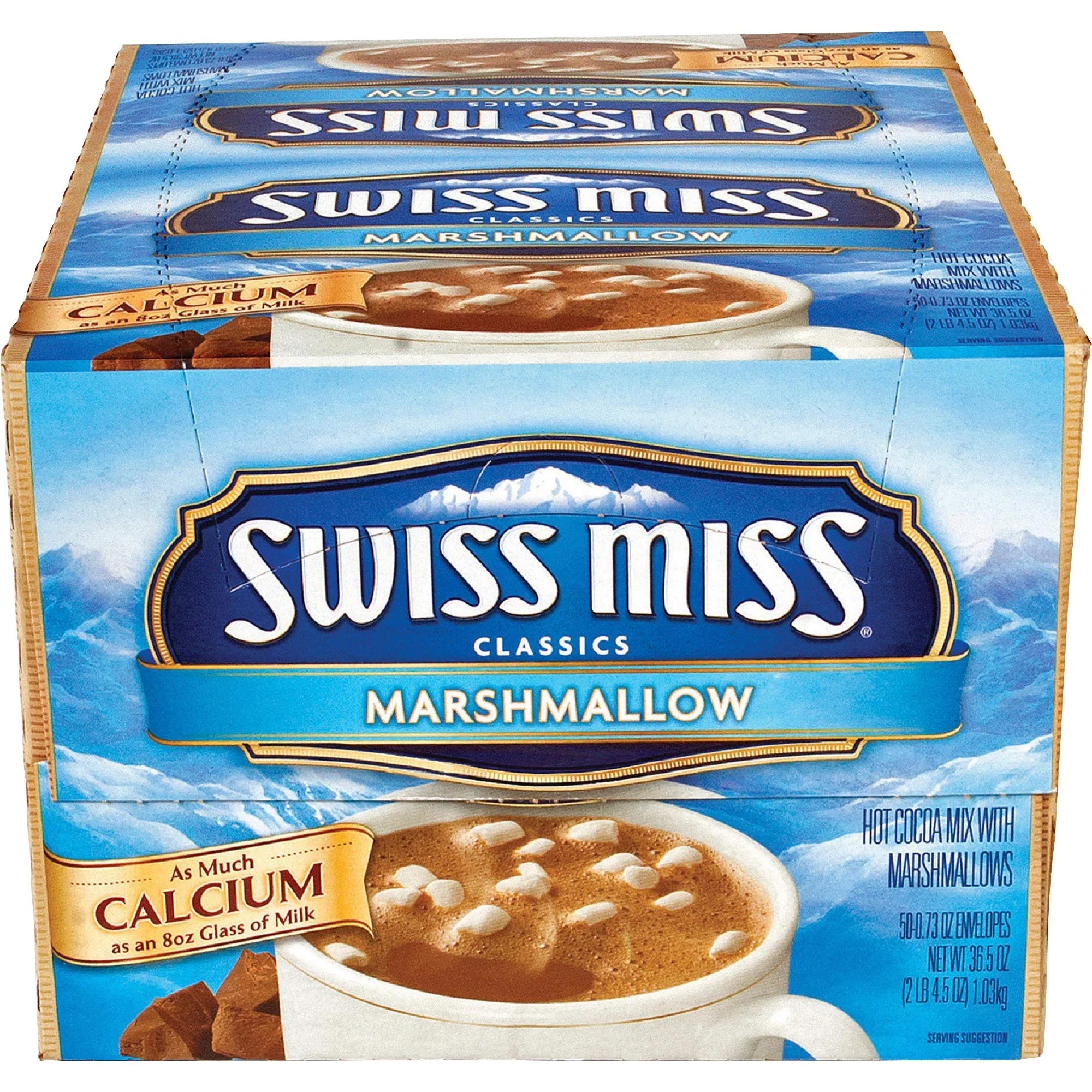 Swiss Miss&Reg; Swm47492, Milk Chocolate Hot Cocoa Mix, 50 / Box, 36.5 Ounce (47492)