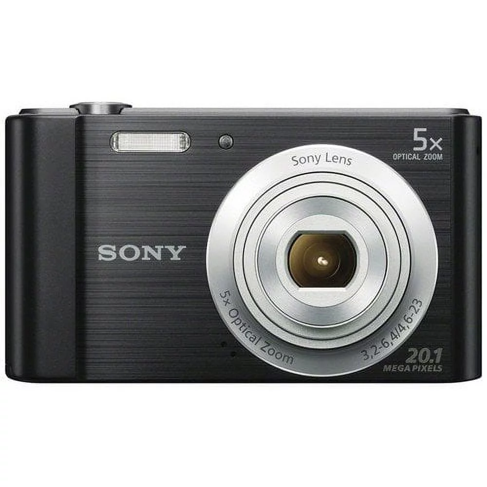 Sony Cyber-shot DSC-W800 Digital Camera (Black) + 64GB Pixi-Basic I3ePro Accessory Bundle
