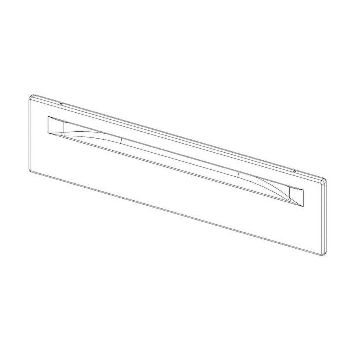 WHIRLPOOL W11219377 RANGE STORAGE DRAWER FRONT PANEL (WHITE) - OEM PART