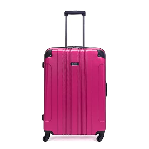 Kenneth Cole REACTION Out of Bounds Lightweight Hardshell 4-Wheel Spinner Luggage, Cobalt Blue, 20-Inch Carry On