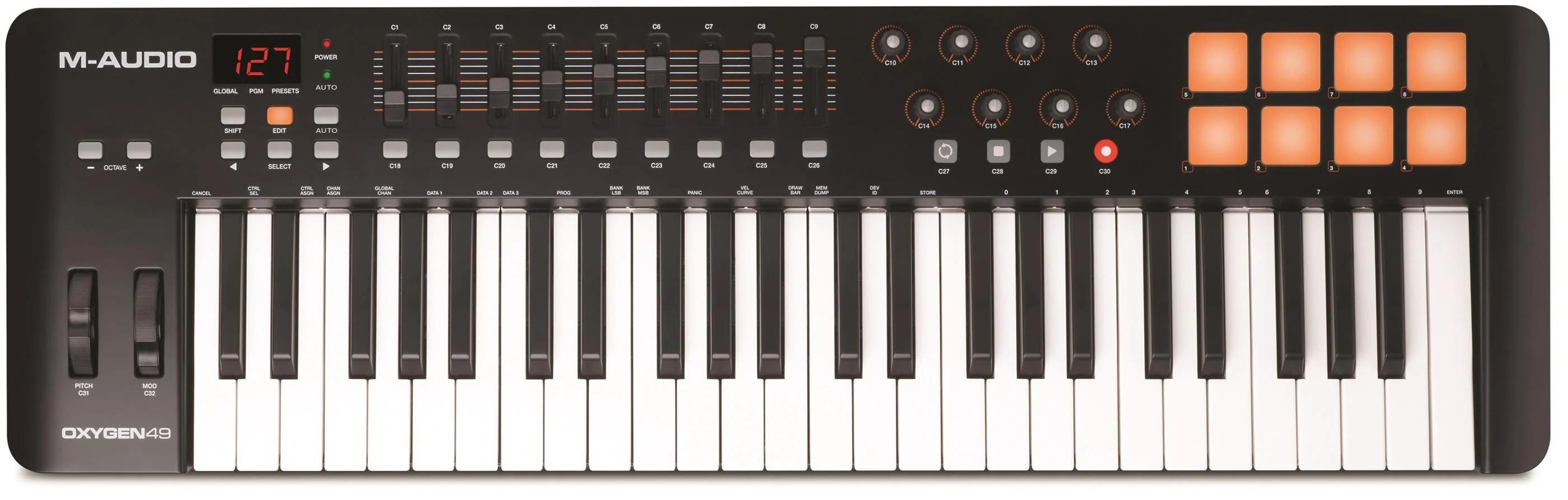 M-Audio Oxygen 49 MK IV 49-Key USB MIDI Keyboard Controller MKIV MK4