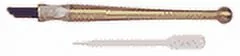 Fletcher 01713 Gold-Tip Designer II Narrow Head Glass Cutter with Solid Brass Contour Grip Handle