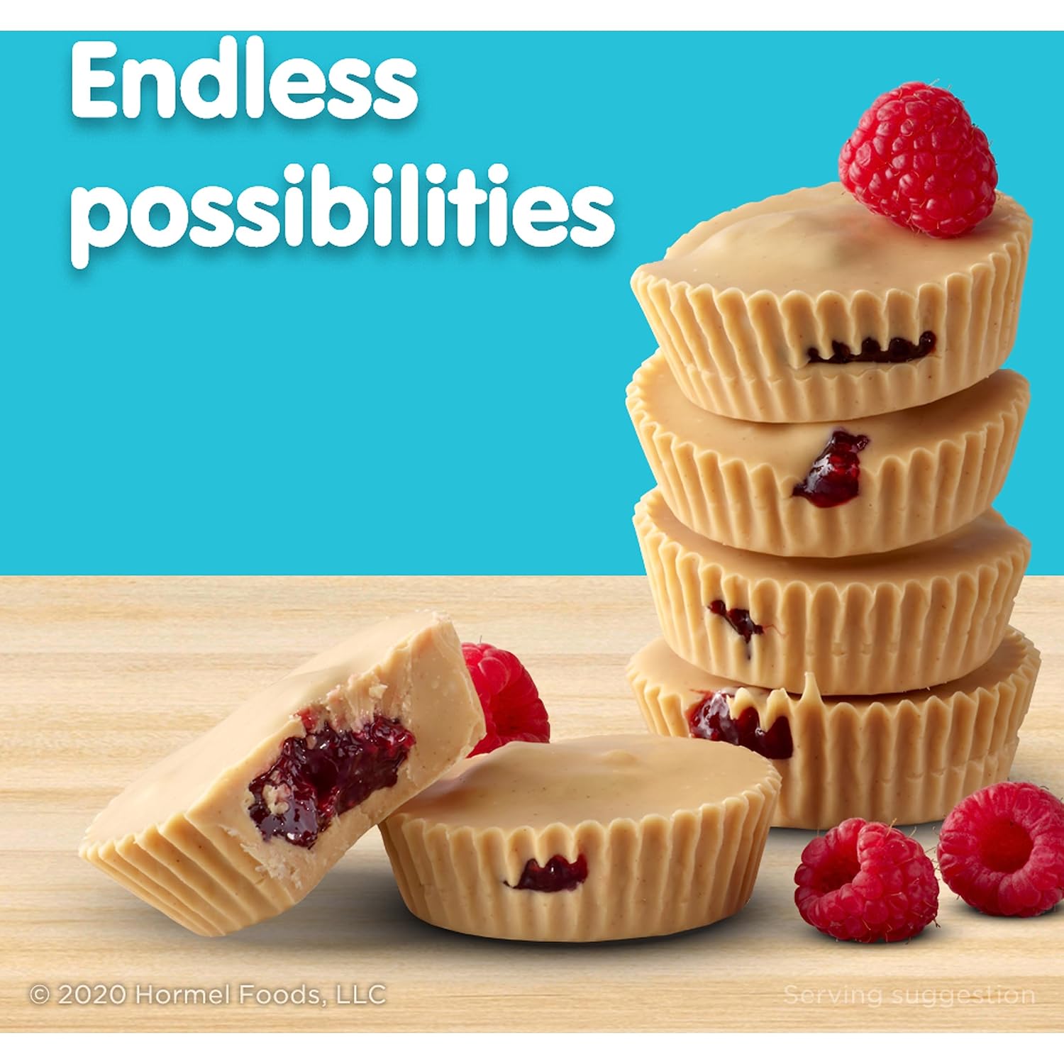 SKIPPY Creamy Peanut Butter Spread, No Sugar Added, 40 oz jar (Pack of 2)