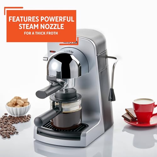 IMUSA USA GAU-18202 4 Cup Espresso/Cappuccino Maker,120 volts, Black