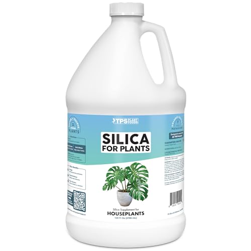 Silica for Houseplants, Liquid Silicon Plant Food for Strong Stems and Healthy Leaves, Liquid Plant Fertilizer 8 oz (250mL)