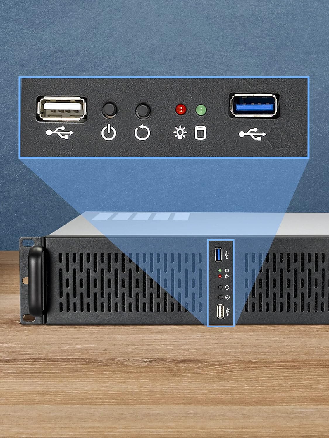 Rosewill 4U Server Chassis 11 Bay Server Case 8X 3.5 + 3X 5.25 HDD, E-ATX, Rackmount Server Case, Include Front 5X 120mm Fans Rear 2X 80mm Fans Metal Rack Mount Computer Case 25 Deep, RSV-L4000U