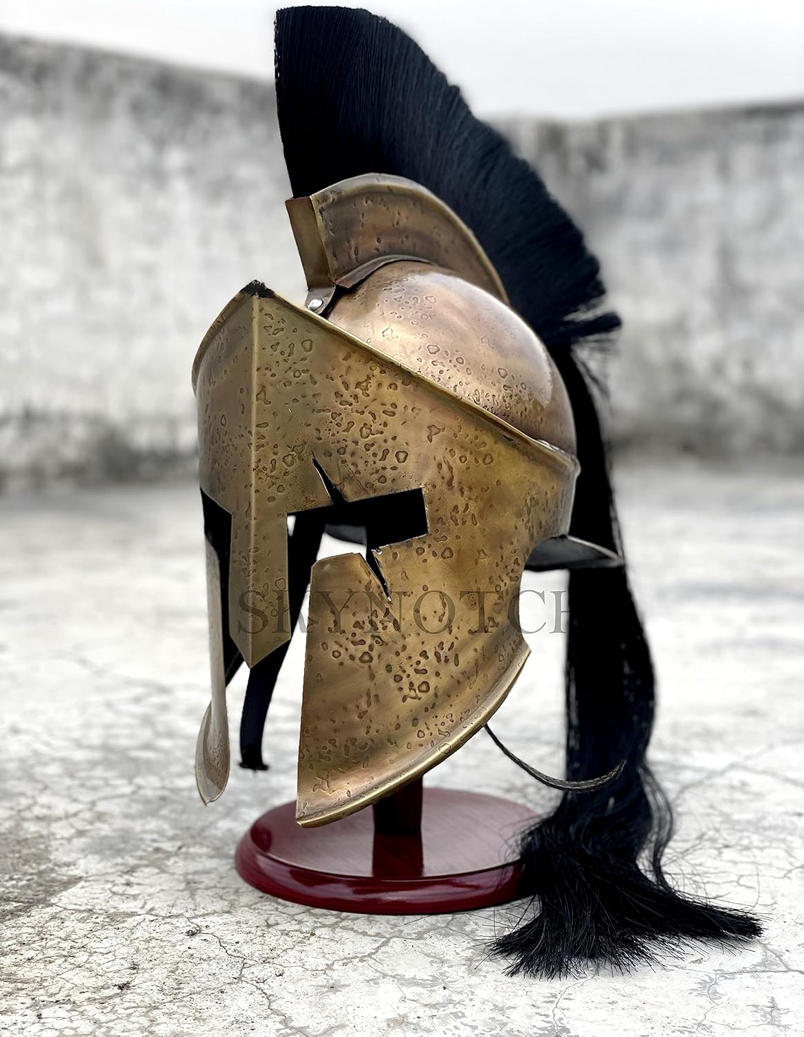 Medieval 300 Spartan Helmet Battle Damage | 300 King Leonidas Helmet | Spartan Warrior Costume | Halloween Costume | Gift Item