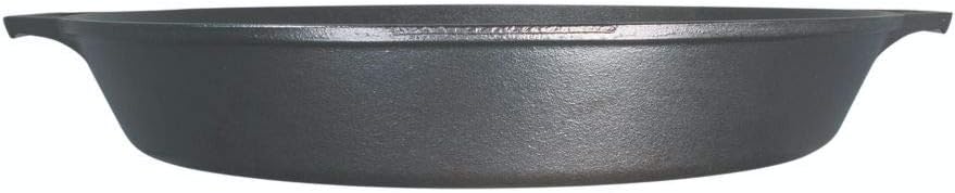 Lodge 17 Inch Pre-Seasoned Cast Iron Skillet - Dual Assist Handles - Use in the Oven, on the Stove, on the Grill, or Over a Campfire - Black