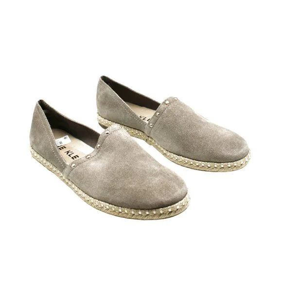 Anne Klein Womens Kaily Espadrille Flats DARK BEIGE