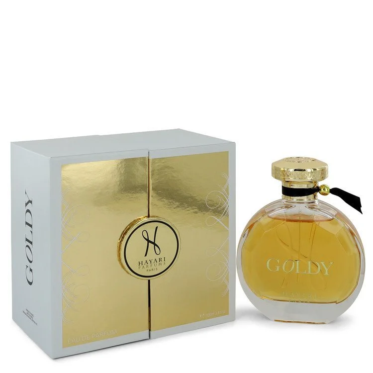 Hayari Goldy Sensual Luxurious Fragrance for Women - Allure of White Jasmine, Musk, Sandalwood