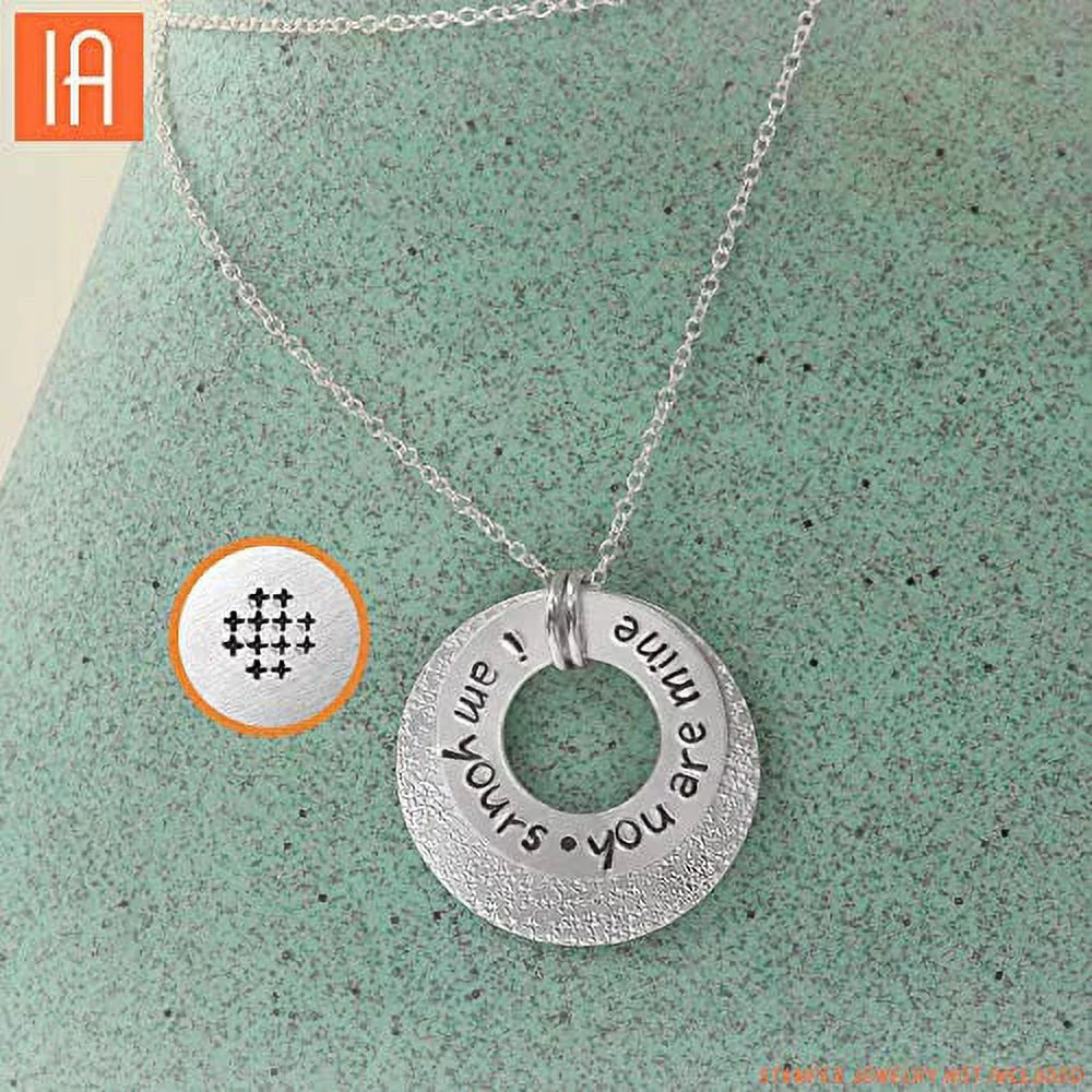 ImpressArt Metal Jewelry Stamps, Texture Designs Metal Stamp Pack, Series 2