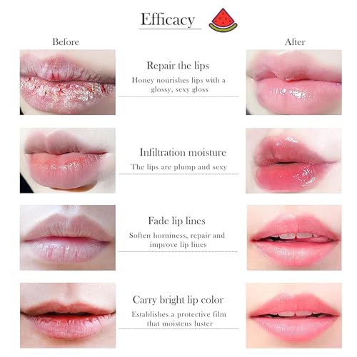 6 PCS Bee Lip Balm Mask Honey Pot, Honey Lip Balm Bulk, Moisturizing Lip Sleep Masks Hydrating Prevention Dry and Crack Lip Scrubs, Propolis Lip Mask Overnight Reduce Lip Lines