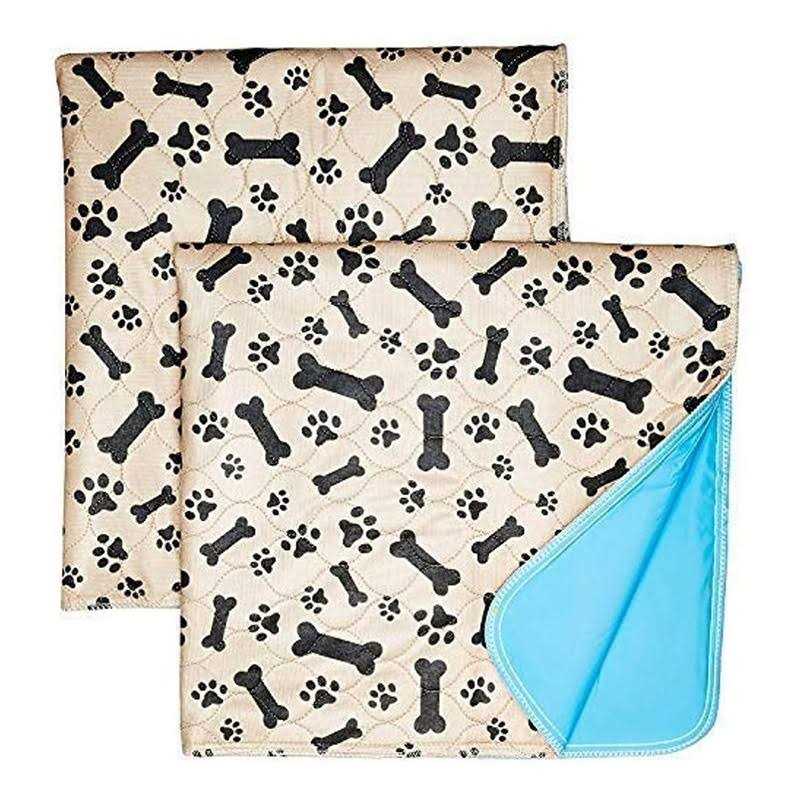 Washable Pee Pads for Dogs Whelping Reusable Quilted Large 35 x 31 Extra Absorbent Layered Waterproof Mat Puppy Adult Senior Pets Pooch - Pet Supplies online store