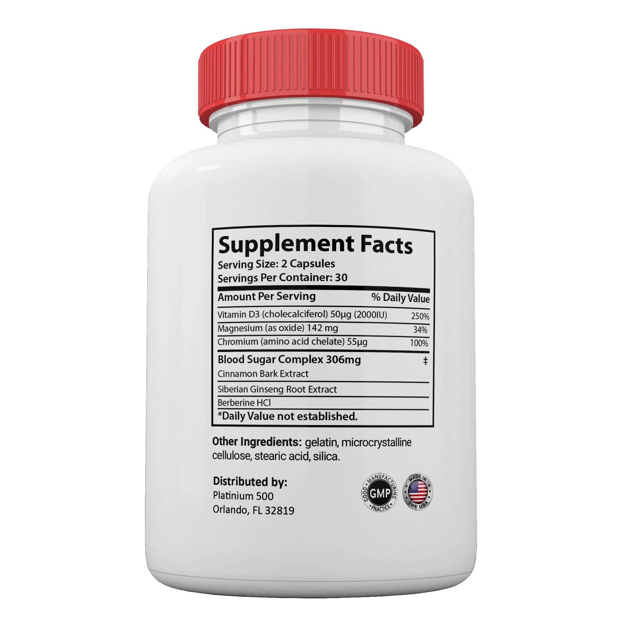 Glucofort MAX Blood Sugar Support Capsules, Glucofort MAX Pills Maximum Strength Advanced Blood Control Support Healthy Glucose Non GMO capsules (2 Bottles)