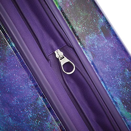 American Tourister Moonlight Hardside Expandable Luggage with Spinner Wheels, Blue Terazzo, 2-Piece Set (20/28)