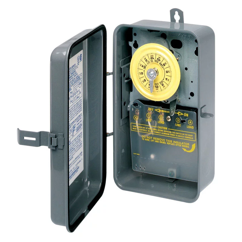 Intermatic Outdoor Mechanical Timer Switch 125 volt Gray