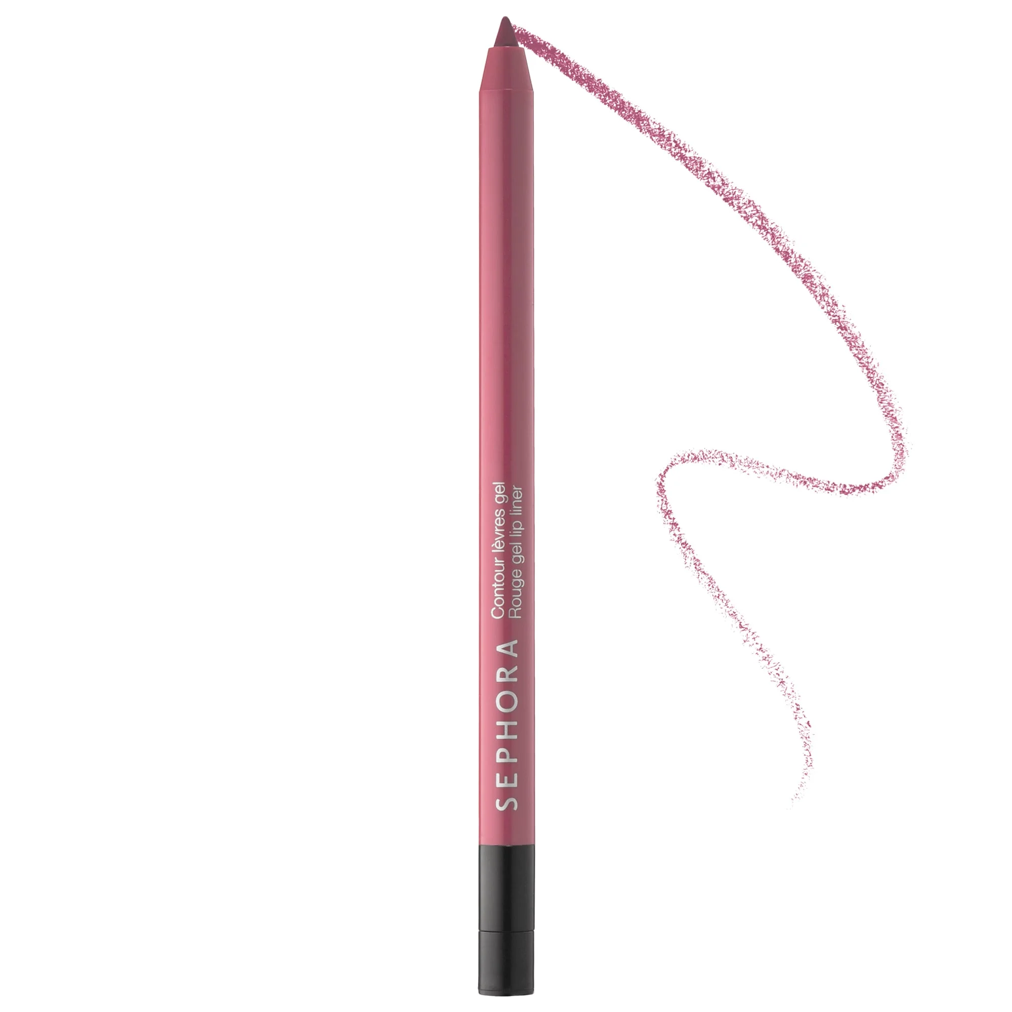 SEPHORA COLLECTION Retractable Rouge Gel Lip Liner - 24 rum raisin - matte mauve brown - 0.0176 oz/0.5 g