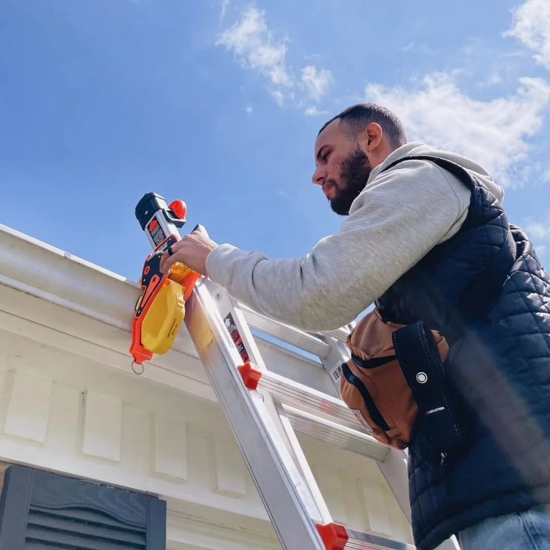 Lock Jaw Ladder Grip - Ladder Safety Clip - Feel Secure on Your Ladders and Climb Safer