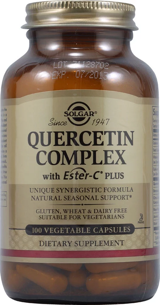 Solgar Quercetin Complex with Ester-C Plus -- 100 Vegetable Capsules
