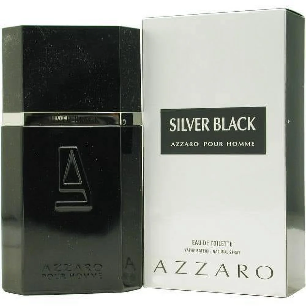 Silver Black by Azzaro Eau De Toilette Spray 1.7 oz for Men
