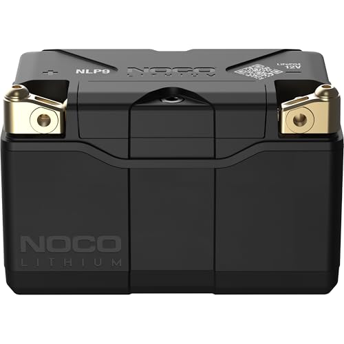 NOCO Lithium NLP9: Ultra-Light 12V Lithium Powersport Battery – Group 9 – 3Ah – 400A Start Power – Intelligent BMS – UL Certified