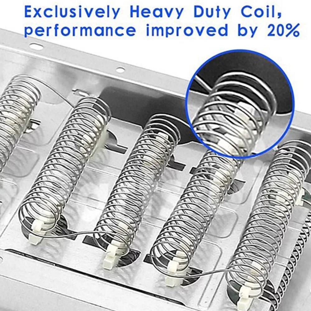 Dryer Heating Element 279838 for Whirlpool Kenmore Maytag Dryer + Thermostat 3387134 3977393 + Thermal Fuse 3392519 3977767